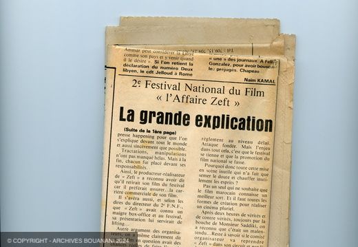 Affaire Zeft L opinion 21 dec 1984
