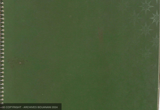 Manuscrit decoupage Mirage cahier Vert 000