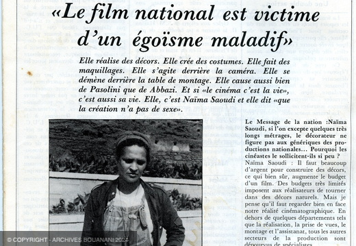 Le Message de la nation 18 25 juillet 1984 Naima Saoudi 001